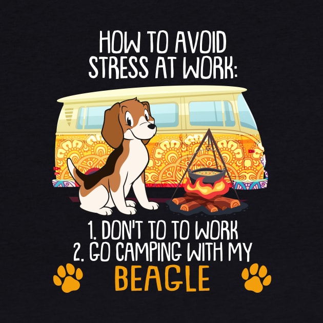 Camping With Beagle To Avoid Stress by MarrinerAlex